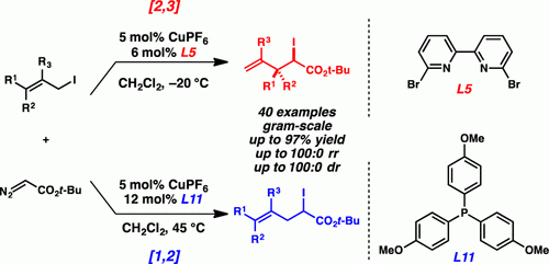 Ligand-Controlled Regiodivergence in the Copper-Catalyzed [2,3]- and [1,2]-Rearrangements of Iodonium Ylides