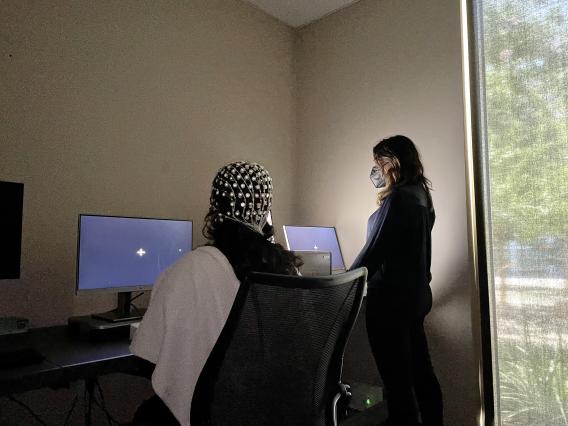 two women in a clinic room