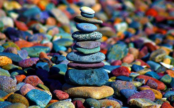 colored rocks