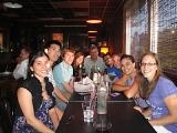 Lab Members eating together at the Windmill Restaurant