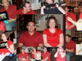 Brooke Denish in collage of pictures of party