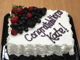 Congratulations cake