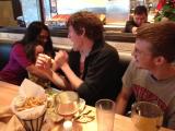 Lauren Zeitel's Going Away Party - attendees socializing