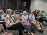 Ryan Hunter Dissertation Defense - attendees socializing