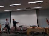 Ryan Hunter Dissertation Defense - champagne