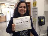 Shruthy Suresh travel award