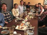 Group at dinner