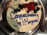 Congrats Jay and Margaret!