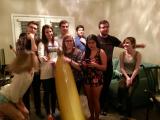 People standing in living room