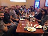 Lab lunch with Aroon