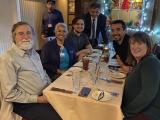 Group at dinner