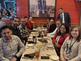 group at dinner