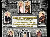 Gig poster Sons of Hermann Hall